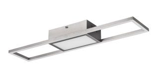 💡Trio Leuchten R67172107 RIGIDO - Stropní LED svítidlo s dálkovým ovladačem, LED 22W, 2700 - 6000K, 60 x 13cm