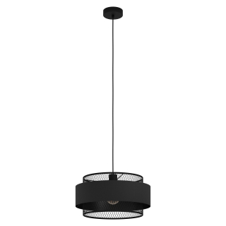 Eglo 43668 BAZELY - Moderní závěsný vintage lustr nejen do kuchyně, 1 x E27, Ø 40cm