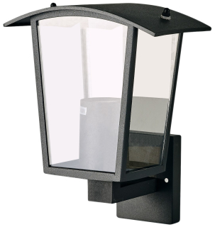 Avide AOLWE27-CORU CORONADO - Venkovní nástěnné svítidlo v černé barvě, 1 x E27, IP44