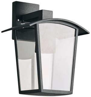 Avide AOLWE27-CORD CORONADO - Venkovní nástěnné svítidlo v černé barvě, 1 x E27, IP44