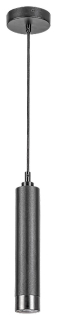 Rabalux 5076 ZIRCON - Závěsné černé svítidlo - válec, 1 x GU10
