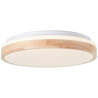 Brilliant G99790/75 BRODSKY - Stropní LED svítidlo se dřevem, LED 24W, 3000K, Ø 38cm