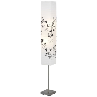 Brilliant 92603/81 NERVA - Papírová stojací lampa s potiskem 2 x E14, 145cm