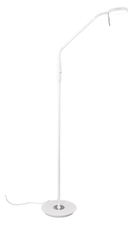 Trio Leuchten 423310131 MONZA - Dotykem stmívatelná čtecí lampa v bílé barvě 2300+3000+4000K, LED 12W, 145cm