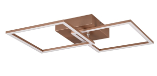 Trio Leuchten R64492165 TRAIL - Moderní LED hnědý stropní lustr s natáčecím ramenem, LED 20W, 3000K, 60 x 35,2cm