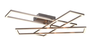 Trio Leuchten R64423107 CORSO - Moderní LED stropní lustr s natáčecími rameny s dálkovým ovladačem, LED 36W, 2700 - 6000K