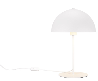 Trio Leuchten 506290131 NOLA - Stolní bílá lampička 1 x E27, výška 45cm