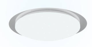 Trio Leuchten 680214800 FRODENO - Stropní RGB koupelnové svítidlo s dálkovým ovladáním, IP44, 18,5W, 4000K + RGB, Ø 48cm