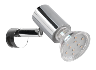 Trio Leuchten 283500106 LORENZO - Svítidlo k montáži na zrcadlo v lesklém chromu, 1 x GU10, IP44