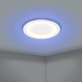 Eglo ZIGBEE 900487 PADROGIANO-Z - Stropní LED čtvercové RGB svítidlo ovládané ovladačem, nebo z mobilní aplikace, LED 35W, Ø 59,5cm