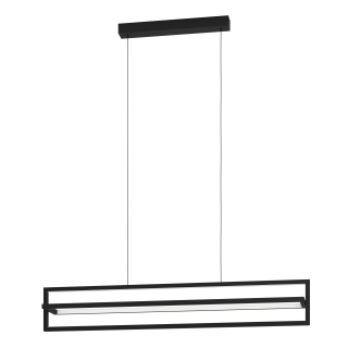 Eglo 900466 SIBERIA - LED závěsný černý lustr s dálkovým ovladačem, 34W, 3000-6500K, 78 x 16cm