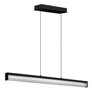 Eglo 900895 CARDITO 1 - Závěsné černé svítidlo s dotykovým stmívačem + senzor na změnu barvy světla 2700K - 5000K , 100cm