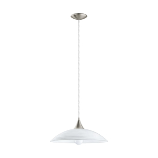 Eglo 91496 LAZOLO - Kuchyňský lustr s moderním skleněným stínidlem, 1 x E27, Ø 42cm