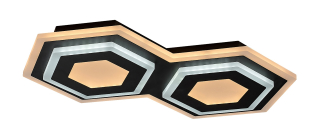 Rabalux 71114 BITSI - LED moderní svítidlo na strop, LED 44W,  3000 + 6000K, 43 x 27cm