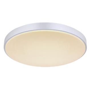 Globo 41586-18  SONNY - Stropní stříbrné LED svítidlo s dálkovým ovladačem, LED 18W, 2700-6500K, Ø 41cm