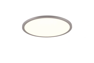 Trio Leuchten 641710287 YUMA - LED stmívatelné stropní svítidlo s nepřímým svícením RGB, dálkový ovladač, LED 20W + 3W RGB do stropu, Ø 40cm