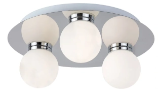 Rabalux 2113 BECCA - Stropní svítidlo do koupelny, lesklý chrom, 3 x G9, IP44, Ø 30cm