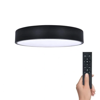 Solight WO798-1-B REMOTE - LED stropní svítidlo stmívatelné dálkovým ovladačem, Ø 30cm, 36W, 3000-6000K