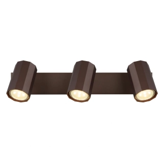 Globo 57919-3 JAMES - Stropní bodové svítidlo v hnědo bronzové barvě, 3 x GU10