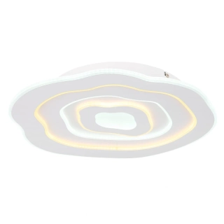 Globo 41769-24 JACKS - Moderní stropní lustr v bílé barvě, LED 24W, 3000 + 6500K, 48 x 43cm
