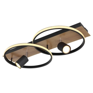 Globo 67309-36 DANNY - Moderní LED stropní lustr s natáčecíma bodovkama, LED 36W, 3000K , 62 x 32cm