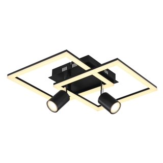 Globo 67308-36 DANNY - Moderní LED stropní lustr s natáčecími bodovkami, LED 36W, 3000K , 42 x 42cm