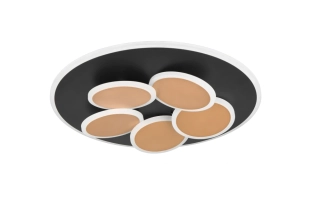 Trio Leuchten 653210680 MANDALA - Moderní LED stropní lustr s dálkovým ovladačem, LED 35W, 2700 - 6500K, Ø 49cm