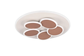 Trio Leuchten 653210676 MANDALA - Moderní LED stropní lustr s dálkovým ovladačem, LED 35W, 2700 - 6500K, Ø 49cm