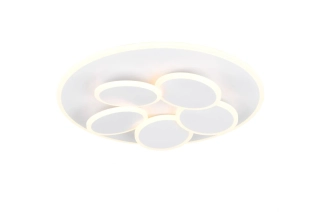 Trio Leuchten 653210631 MANDALA - Moderní LED stropní lustr s dálkovým ovladačem, LED 35W, 2700 - 6500K, Ø 49cm