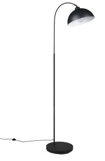 Trio Leuchten R41871032 SIERRA - Stojací oblouková lampa v černé barvě, 1 x E27, 170cm