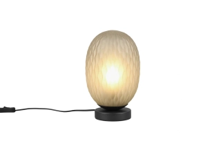 Trio Leuchten 564200115 FACETTE - Stolní lampička na noční stolek, 1 x E27, Ø 17cm 