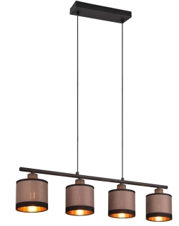 Trio Leuchten R31554041 DAVOS - Závěsný lustr nad jídelní stůl, 4 x E14, 75cm