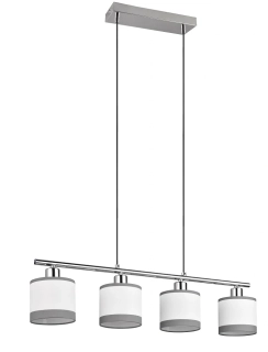 Trio Leuchten R31554006 DAVOS - Závěsný lustr nad jídelní stůl, 4 x E14, 75cm