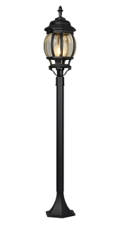 Trio Leuchten 406960132 ELVO - Zahradní stojací lampa v černé barvě ,IP44, výška 100cm