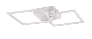 Trio Leuchten R64492131 TRAIL - Moderní bílý LED stropní lustr s natáčecím ramenem, LED 20W, 4000K, 60 x 35cm