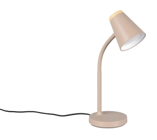 Trio Leuchten R55831143 PONGO - Čtecí stolní lampa v jemně hnědé barvě, LED 4,5W, 500lm, 3000K, 36cm