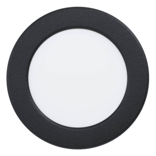 Eglo 901387 FUEVA 6 - LED podhledové černé svítidlo s přepínačem barva světla, Ø 11,9cm, 6,3W, 2700 + 4000 + 6500K, IP20