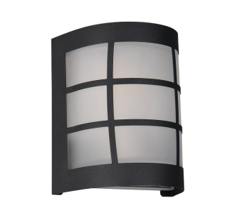 Trio Leuchten R26456132 SINTRA - Nástěnné venkovní svítidlo v černé barvě, 1 x E27, IP44