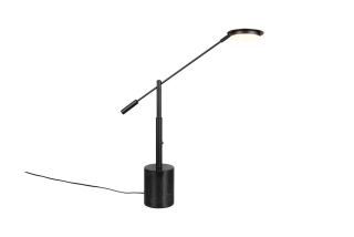 Trio Leuchten 554610132 FIORA - Stmívatelná černá stolní lampa se změnou barvy světla, LED 10W, 1200lm, 2300+3000+4000K