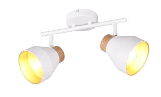 Trio Leuchten R81922031 VALENTIN - Stropní dvoužárovkové svítidlo v bílé barvě, 2x E14