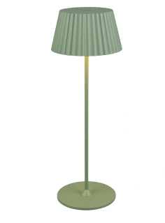 Trio Leuchten R57706149 SUAREZ - Venkovní přenosná stmívatelná nabíjecí lampička v pistáciové barvě, IP44, LED 1,5W, 3000K, 39cm
