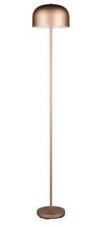 Trio Leuchten R49151165 JEFF - Stmívatelná nabíjecí přenosná stojací lampa v metalické kávové barvě, LED 2,5W, 3000K, 147cm