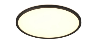 Trio Leuchten R63011902 JOKO - LED černé stropní svítidlo stmívatelné ovladačem 22W, 2700lm, 2700 - 6500K, Ø 42cm
