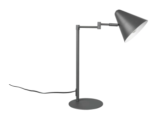 Trio Leuchten 563900142 COSIMA - Stolní natáčení lampička na pracovní i noční stolek v antracitové šedé barvě, 1 x E14