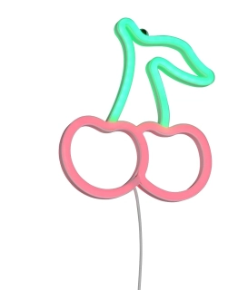 Trio Leuchten R23701100 CERISE - Dětské LED neonové nástěnné svítidlo s kabelem do zásuvky, LED 2W