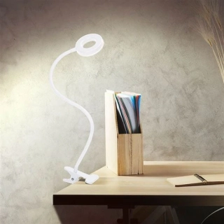 Solight WO66-W - LED stmívatelná lampička v bílé barvě se skřipcem, LED 8W, 3000K, 4000K, 5000K