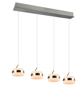 Trio Leuchten 331410407 DIOS - LED závěsný lustr stmívatelný běžným vypínačem nad jídelní stůl, LED 32W, 2300 + 3000 + 4000K, 85cm