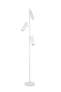 Trio Leuchten 467700331 SOKA - Čtecí bílá stojací tříramenná lampa 3 x GU10, 150cm