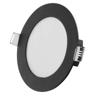 EMOS ZD1323 NEXXO - Podhledový černý LED panel, 7W, 480lm, 3000 + 3500 + 4000K, IP40/IP20, Ø 12cm