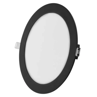 EMOS ZD1343 NEXXO - Podhledový černý LED panel, 18W, 1600lm, 3000 + 3500 + 4000K,  IP40/IP20, Ø 22,5cm